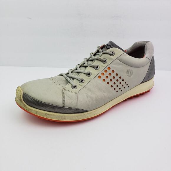 Ecco HydroMax Natural Motion Biom Mens Sz EU 45 US 11-11.5 Yak Leather Golf Shoe main image 11